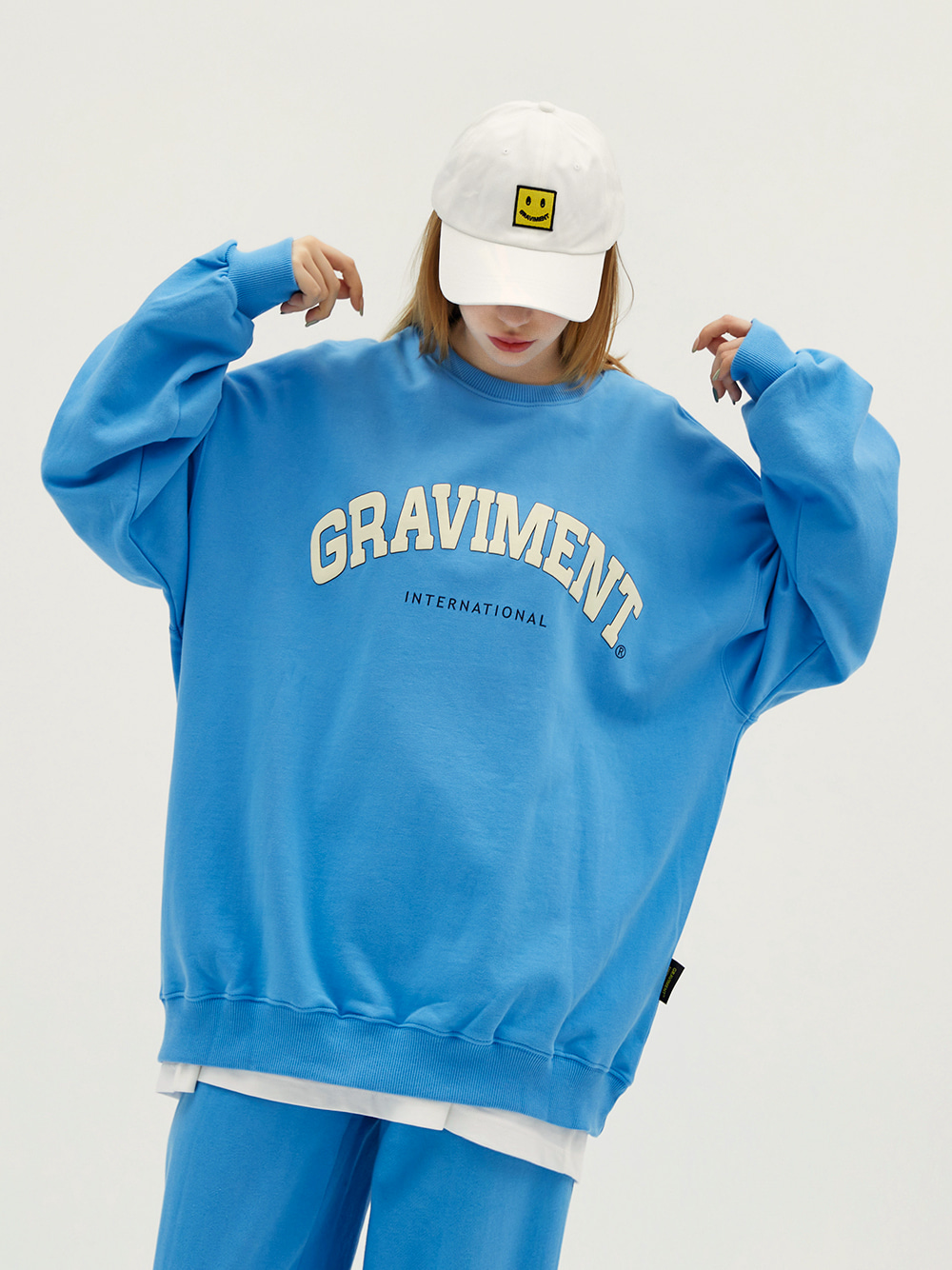 Graviment Foam Print Sweatshirt 그라비먼트 발포 프린트 스웨트셔츠